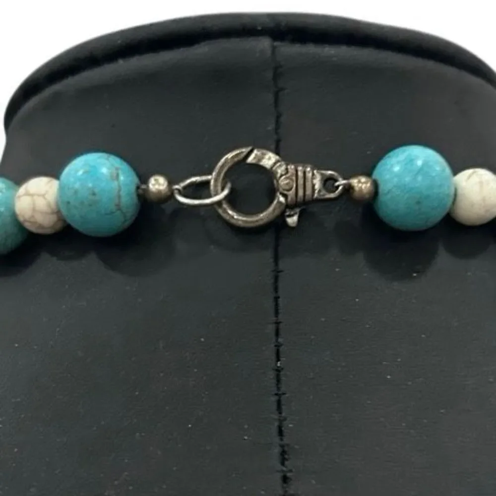 Vintage Beaded Statement Necklace Women's 22